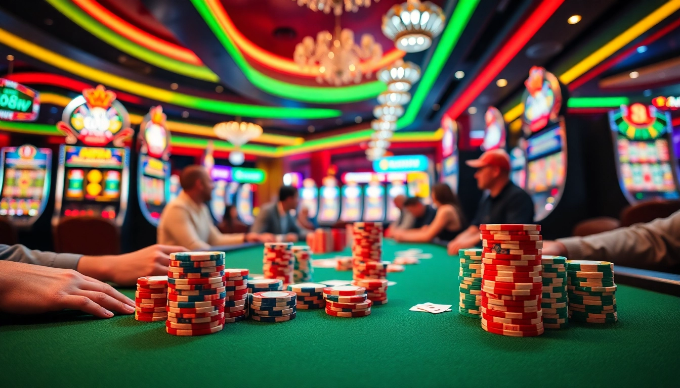 Bet88vn energizes the gambling experience at a lively poker table with dynamic gameplay.
