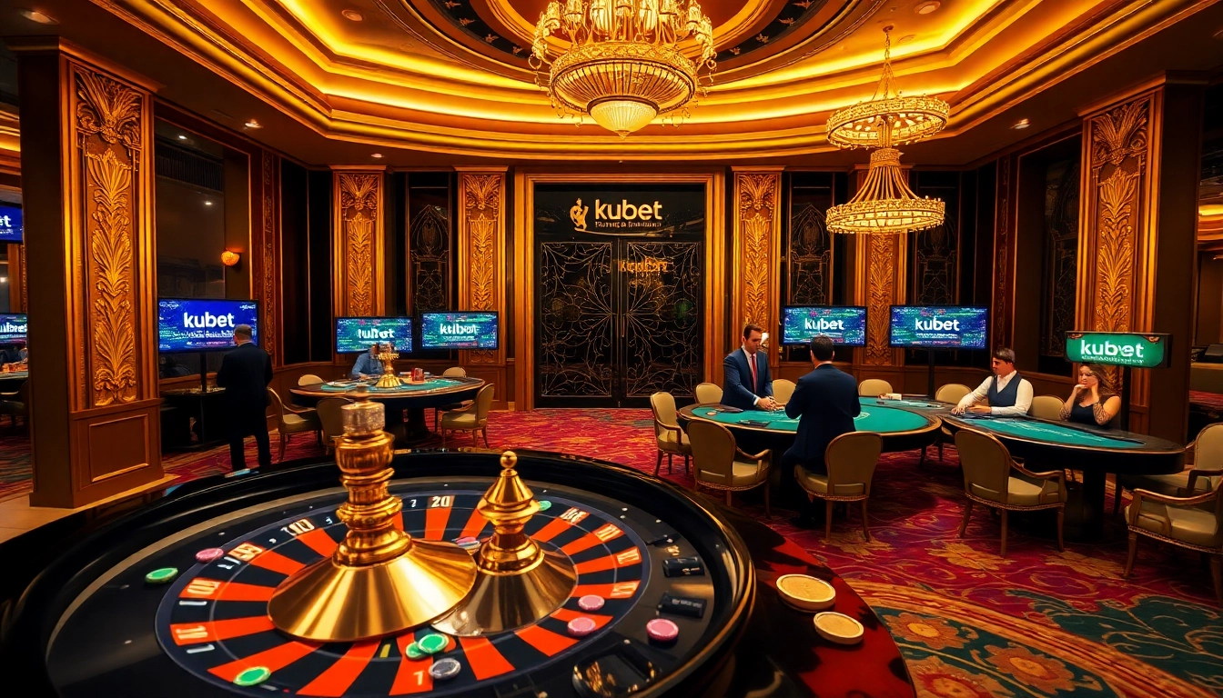 Experience the excitement of kubet đăng nhập at a high-stakes roulette table.