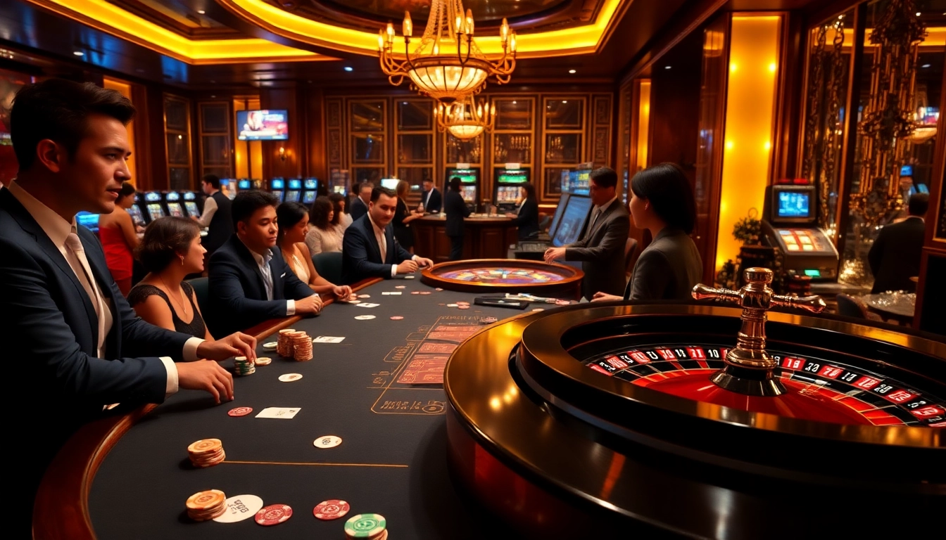 Experience the thrill of gambling with urus9 as high-stakes poker games unfold around a shimmering table.
