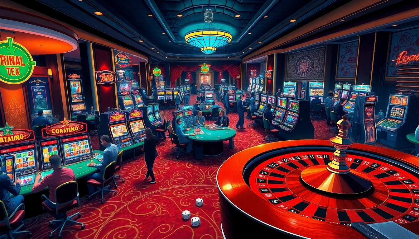 Experience the excitement at 789P Casino with players enjoying poker and slots.