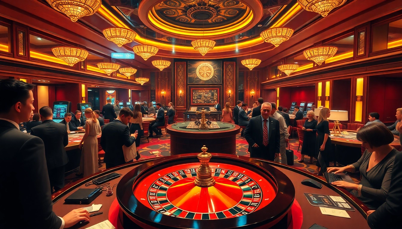 Experience the thrill of sex ai integrated into a futuristic casino roulette atmosphere with engaged players.